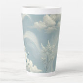 Tasse Latte Nuages éthérés (Devant)