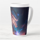 Tasse Latte Nuit de feu Dragon Scape (Angle droit)