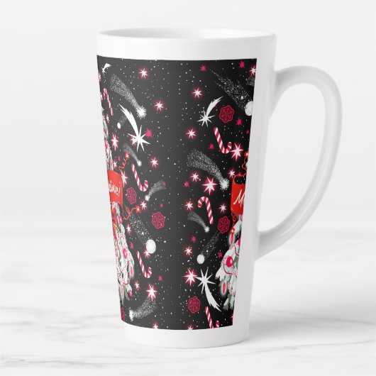 Tasse Latte Nuit étoilée (Droite)