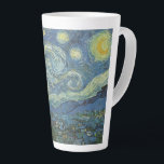Tasse Latte Nuit étoilée par Vincent Van Gogh<br><div class="desc">Le Night de Vincent Van Gogh. 1889 Oil on Canvas. Musée d'art moderne de New York</div>