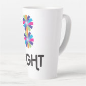 Tasse Latte Numéro huit (Angle droit)