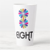 Tasse Latte Numéro huit (Devant)