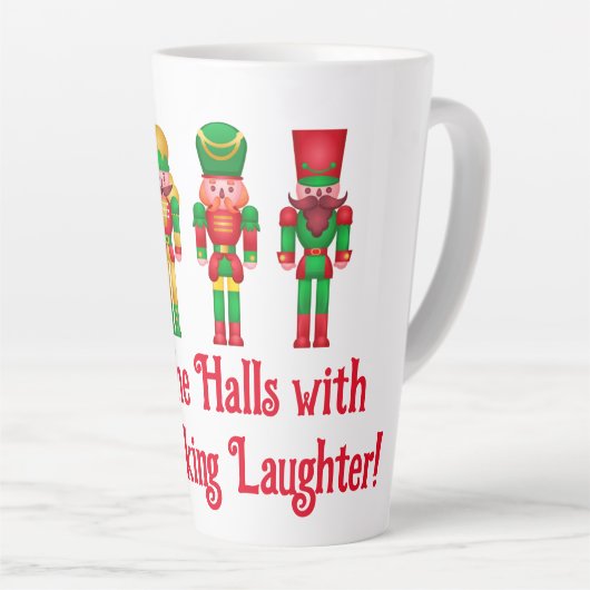 Tasse Latte Nutcrackers de Noël (Angle droit)