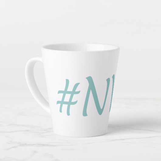 Tasse Latte #NVC Communication non-violente Empathie & Compass (Angle gauche)