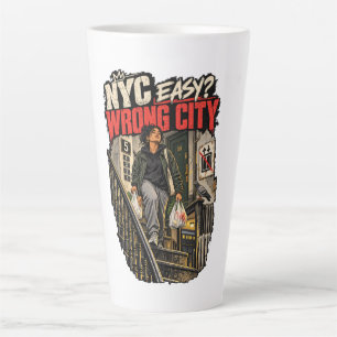 Tasse Latte NYC Facile Mauvaise Ville