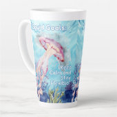 Tasse Latte Objectifs du calmar (Angle gauche)