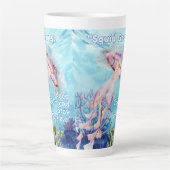 Tasse Latte Objectifs du calmar (Devant)