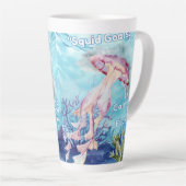 Tasse Latte Objectifs du calmar (Angle droit)