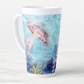 Tasse Latte Objectifs du calmar (Angle gauche)