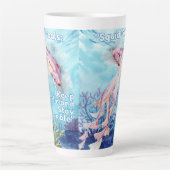 Tasse Latte Objectifs du calmar (Devant)