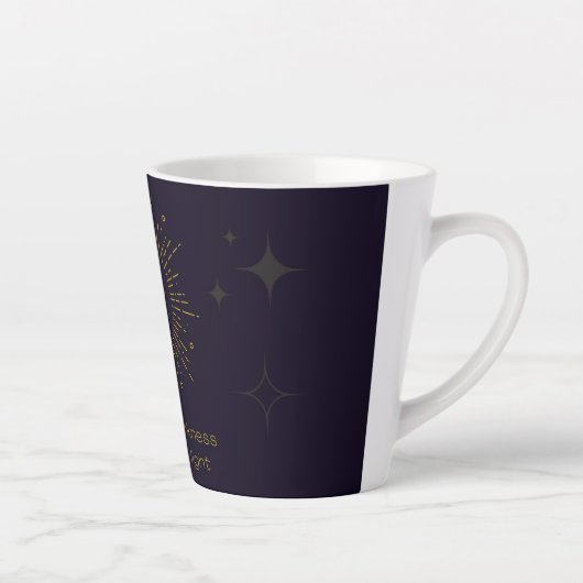 Tasse Latte Obscurité et lumière (Droite)