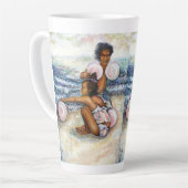 Tasse Latte Obsédés par la conquête de l'impossible (Angle gauche)