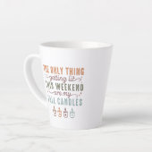 Tasse Latte Obtenir mes bougies automnales (Angle gauche)