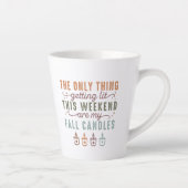 Tasse Latte Obtenir mes bougies automnales (Droite)