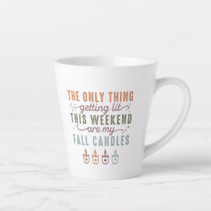 Tasse Latte Obtenir mes bougies automnales