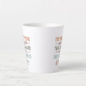 Tasse Latte Obtenir mes bougies automnales (Devant)