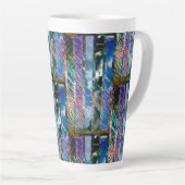 TASSE LATTE #OCEAN&CIEL #LASIRENDELASURF @ MAGHIE.ORG (Angle droit)