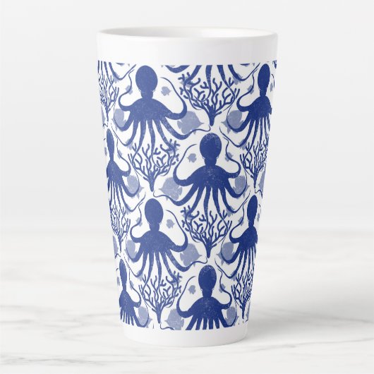 Tasse Latte octopus (Devant)