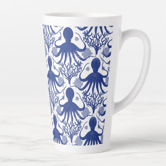Tasse Latte octopus (Droite)