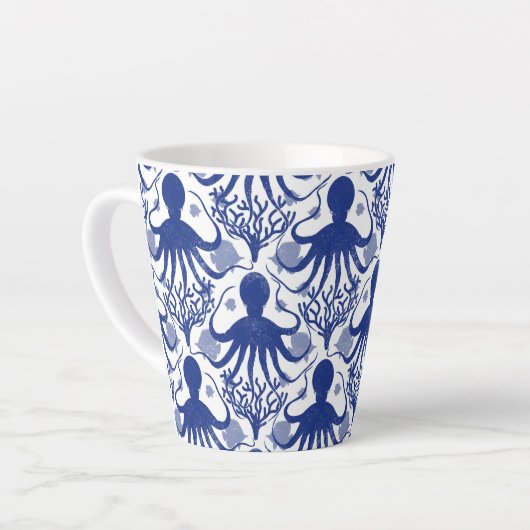 Tasse Latte octopus (Angle gauche)