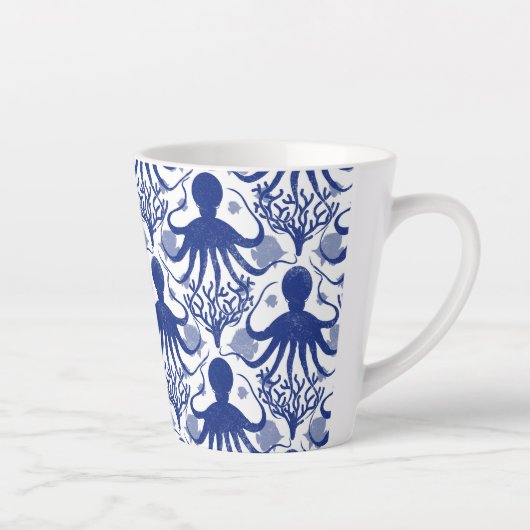Tasse Latte octopus (Droite)