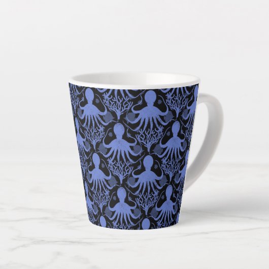 Tasse Latte Octopus (Angle droit)