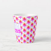 Tasse Latte Octopus Superbe Patron Dit Musique Cadeau (Devant)