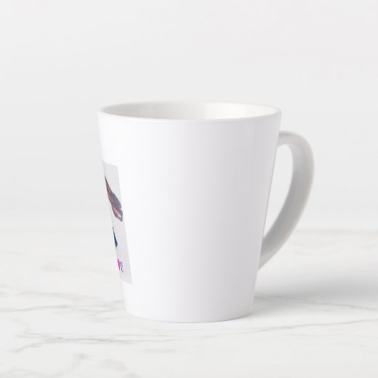 Tasse Latte Oeil <3 U Musique (Angle droit)
