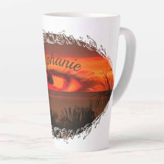 Tasse Latte Oeil couchant 2106 (Angle droit)