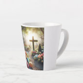 Tasse Latte OEuf de Pâques/Lilly (Angle droit)