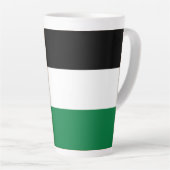 Tasse Latte officiellement le drapeau de l'État de Palestine (Angle droit)