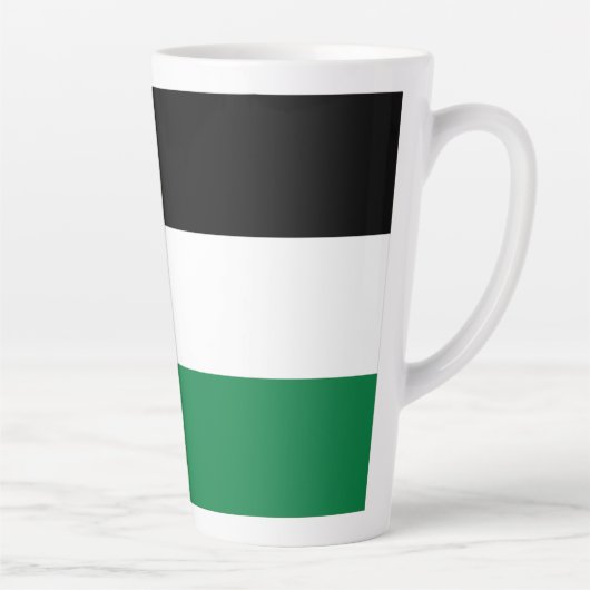 Tasse Latte officiellement le drapeau de l'État de Palestine (Droite)