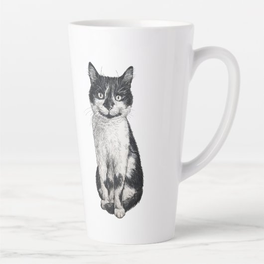 Tasse Latte Ogie le chat (Droite)