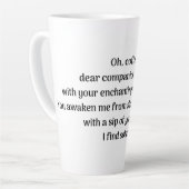 Tasse Latte Oh café, (Angle gauche)