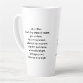 Tasse Latte Oh café, (Angle gauche)