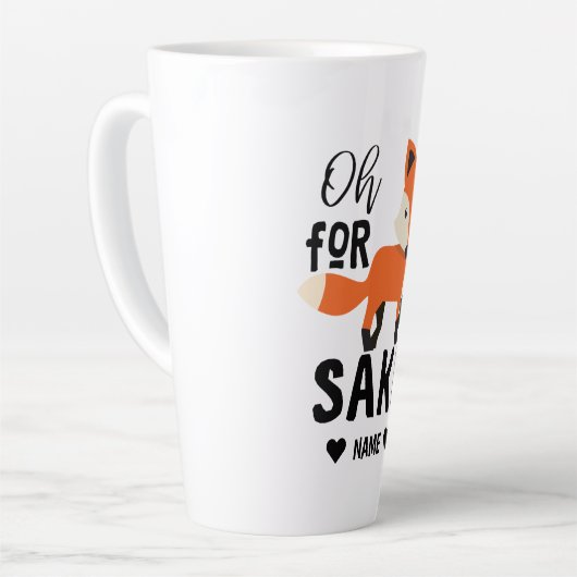 Tasse Latte Oh Pour Fox Sake (Angle gauche)