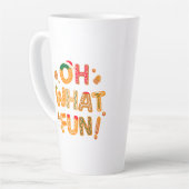 Tasse Latte Oh What Fun Christmas Gingerbread Cookies (Angle gauche)