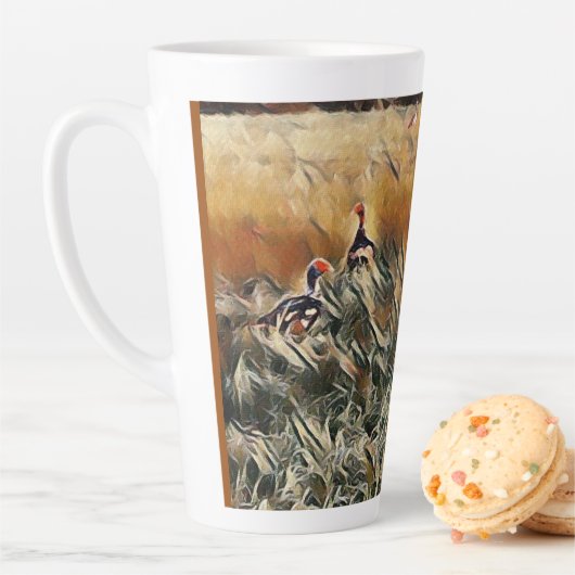 Tasse Latte Oies et canards (En situation)