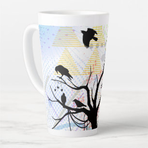 Tasse Latte Oiseau de même plumage, soyez uniques ensemble