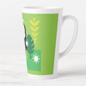 Tasse Latte Oiseau tropical du Toucan (Droite)
