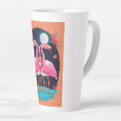 Tasse Latte Oiseaux (Angle droit)