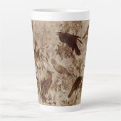 Tasse Latte Oiseaux (Devant)