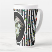 Tasse Latte Oiseaux colorés (Angle droit)