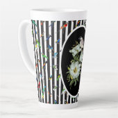 Tasse Latte Oiseaux colorés (Angle gauche)