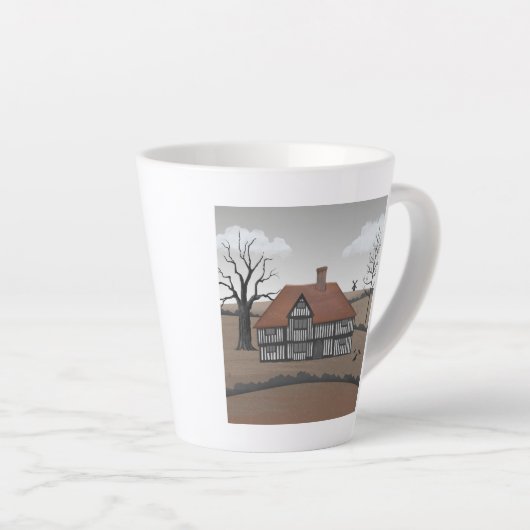 Tasse Latte Old Crow Manor (Angle droit)