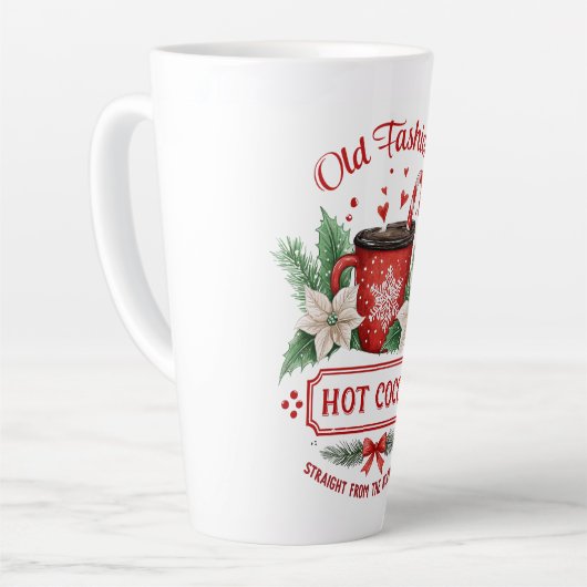 Tasse Latte Old-Fashioned Hot Cocoa – North Pole Nostalgia (Angle gauche)