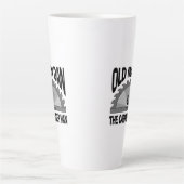 Tasse Latte Old Man Dan Carpenter Homme Lumber Builder Funny (Devant)