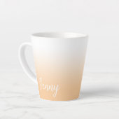 Tasse Latte Ombre de pesée de lumière personnalisée (Angle gauche)