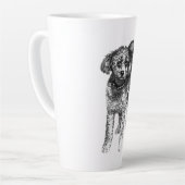 Tasse Latte Ombres Douces d'Hiver (Angle gauche)