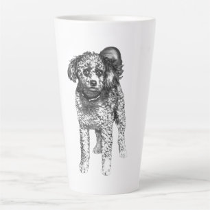 Tasse Latte Ombres Douces d'Hiver